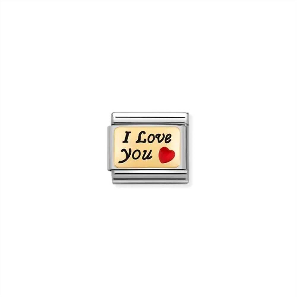 NEW NOMINATION unisex composable classic links in i love you